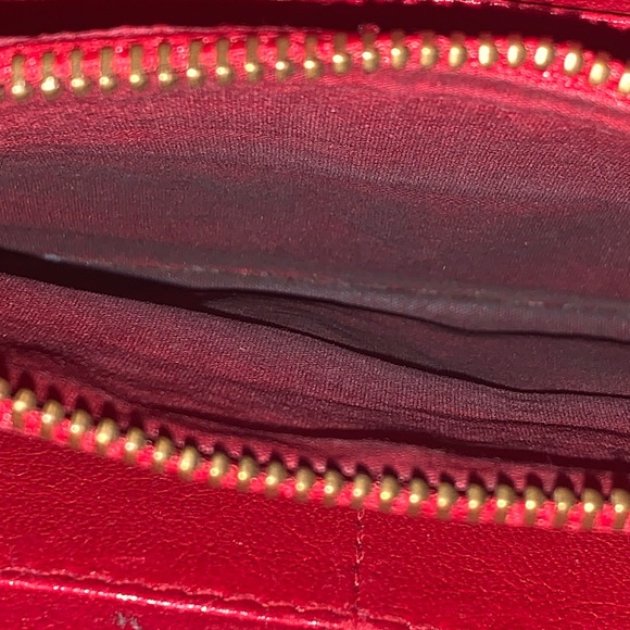 Chloe Vintage Eden Fringe Long Wallet Purse Leather Black - Picture 7 of 9